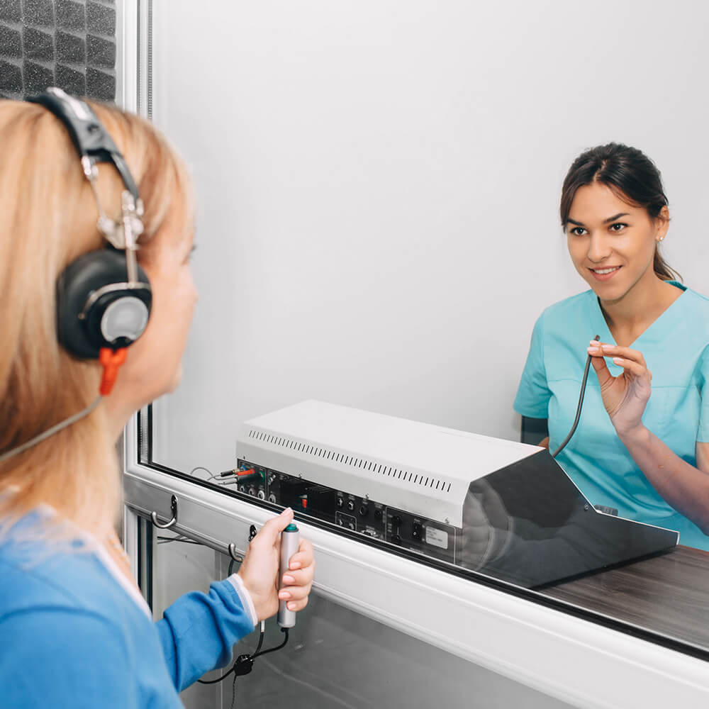 Audiology hearing test